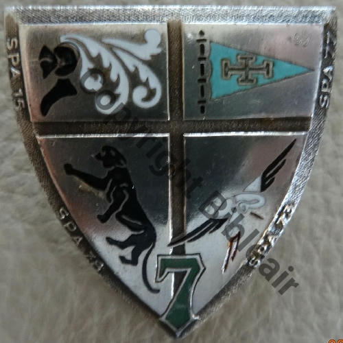 07e.EC 51.61 BIZERTE A0548  A.AUGIS ST.BARTH LYON 3Lignes en Relief Broche Dos lisse Pattes rouges SNH 7 Vert No946 Src.phil33600 59Eur02.26 
